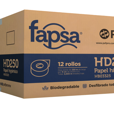 Higiénico Fapsa HD250 Caja con 12 piezas HB03325