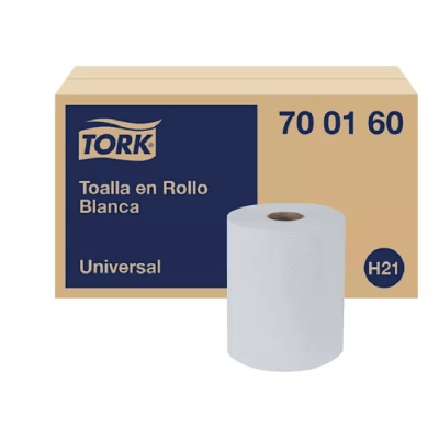 Toalla Rollo 6/180 mts TORK Blanca