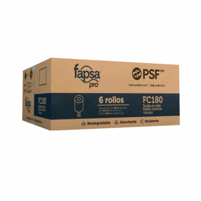 Toalla en Rollo Fluido Céntrico 6/180 mts – Fapsa PSF-