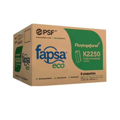 Toalla Interdoblada FAPSA ECO K2250 8/250 pzas